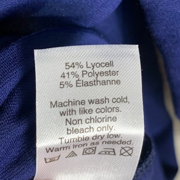 J. Crew Navy Drapey Tie Waist Knit Dress S - Picture 6 of 7